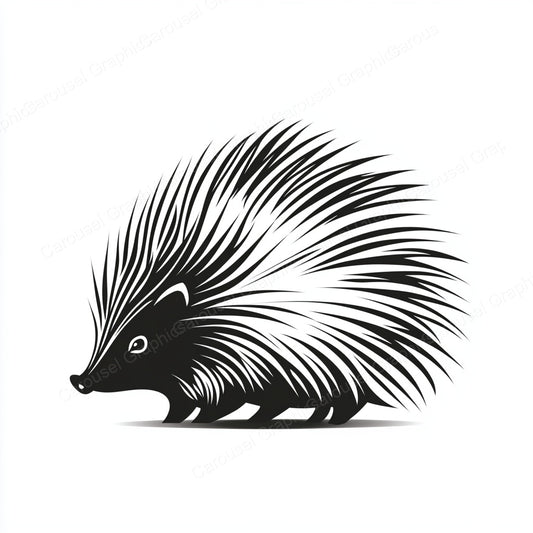 Porcupine Vector Graphic preview