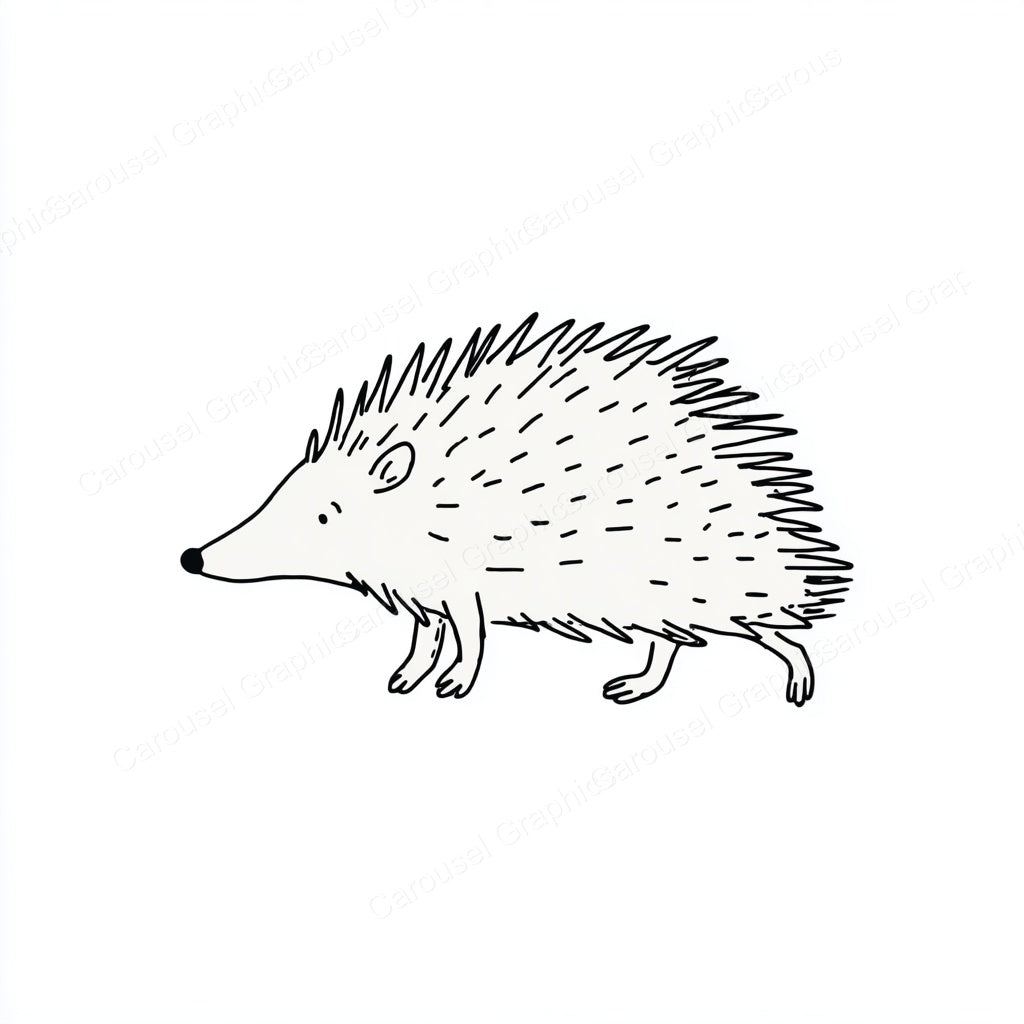 Porcupine Vector Graphic preview