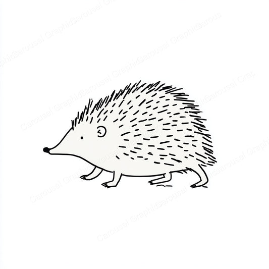 Porcupine Vector Graphic preview