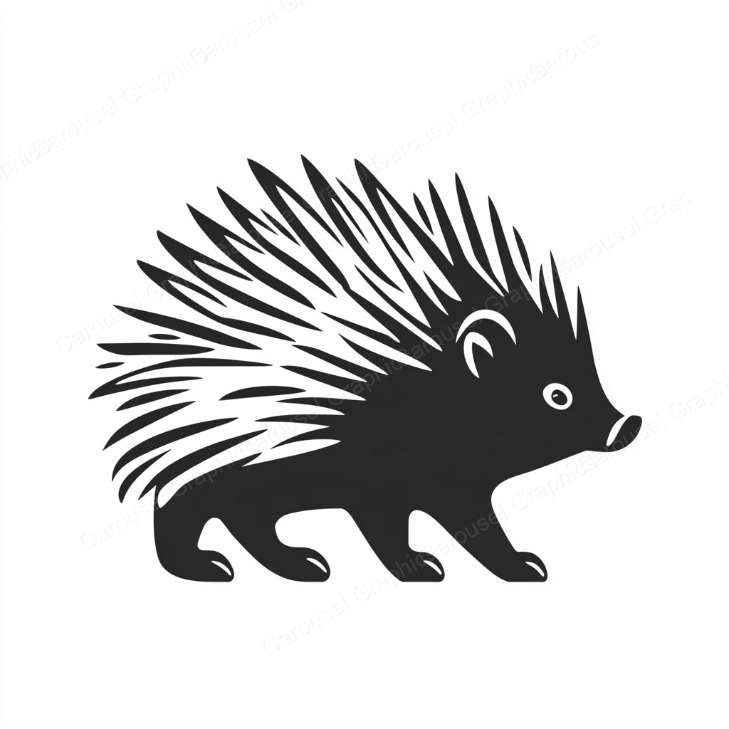Porcupine Vector Graphic preview