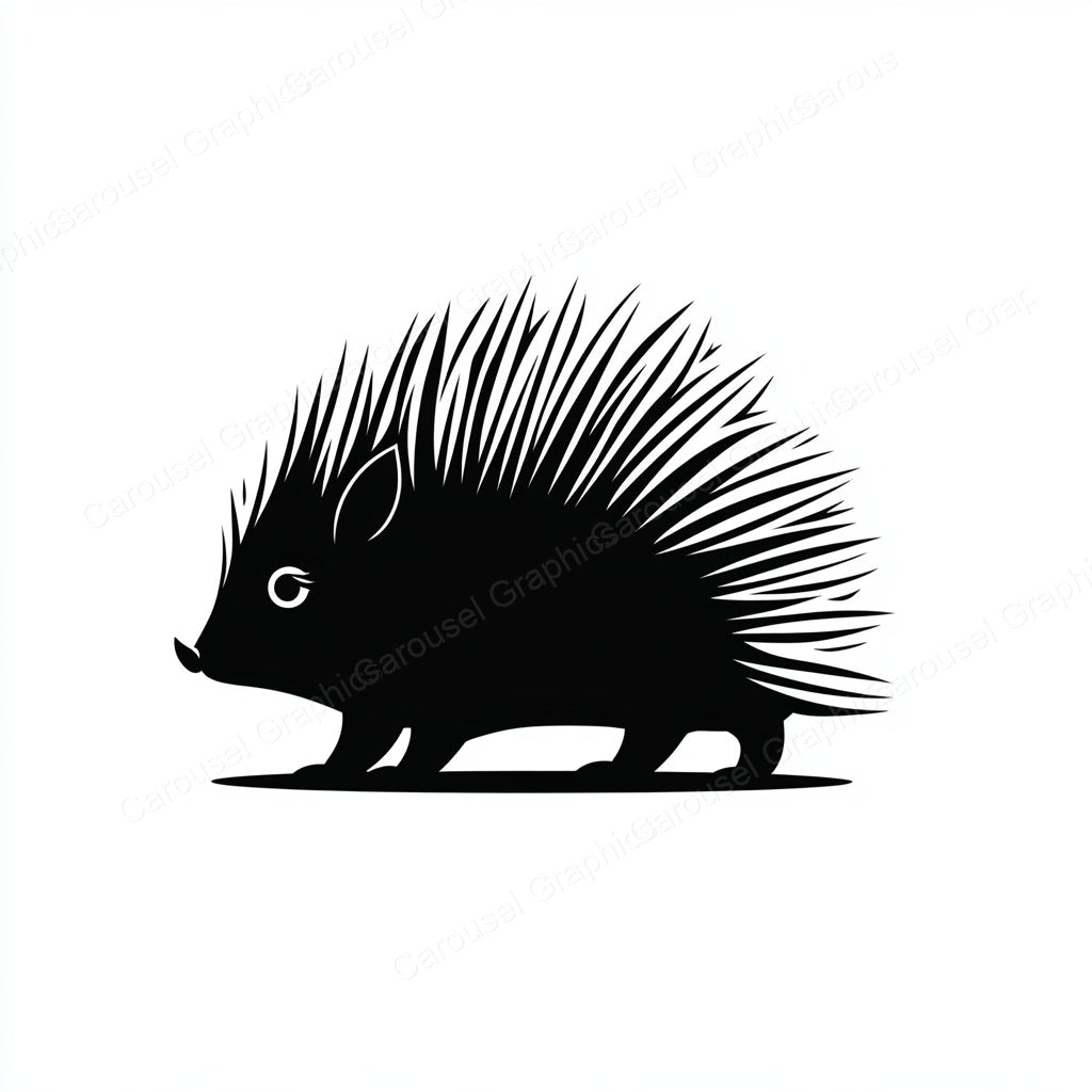Porcupine Vector Graphic preview
