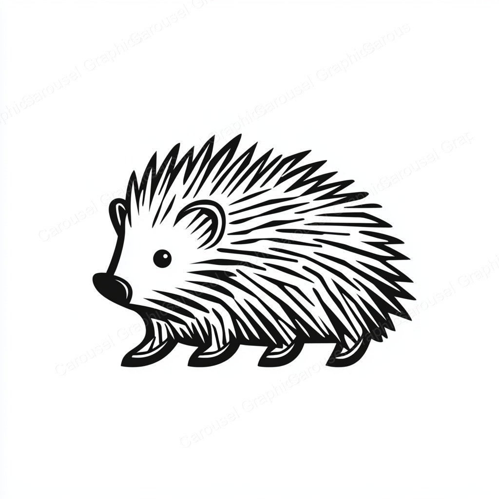 Porcupine Vector Graphic preview