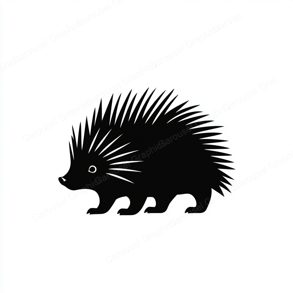 Porcupine Vector Graphic preview
