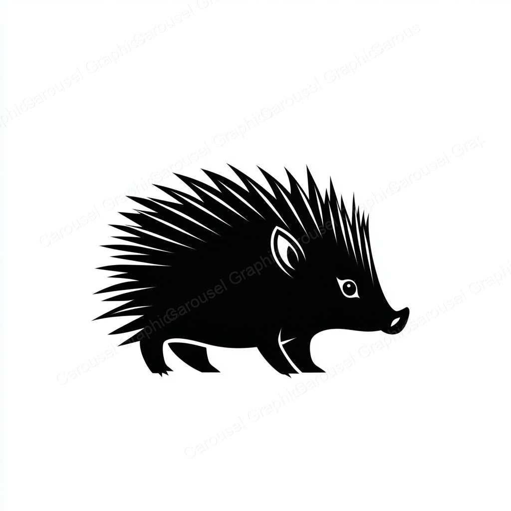 Porcupine Vector Graphic preview