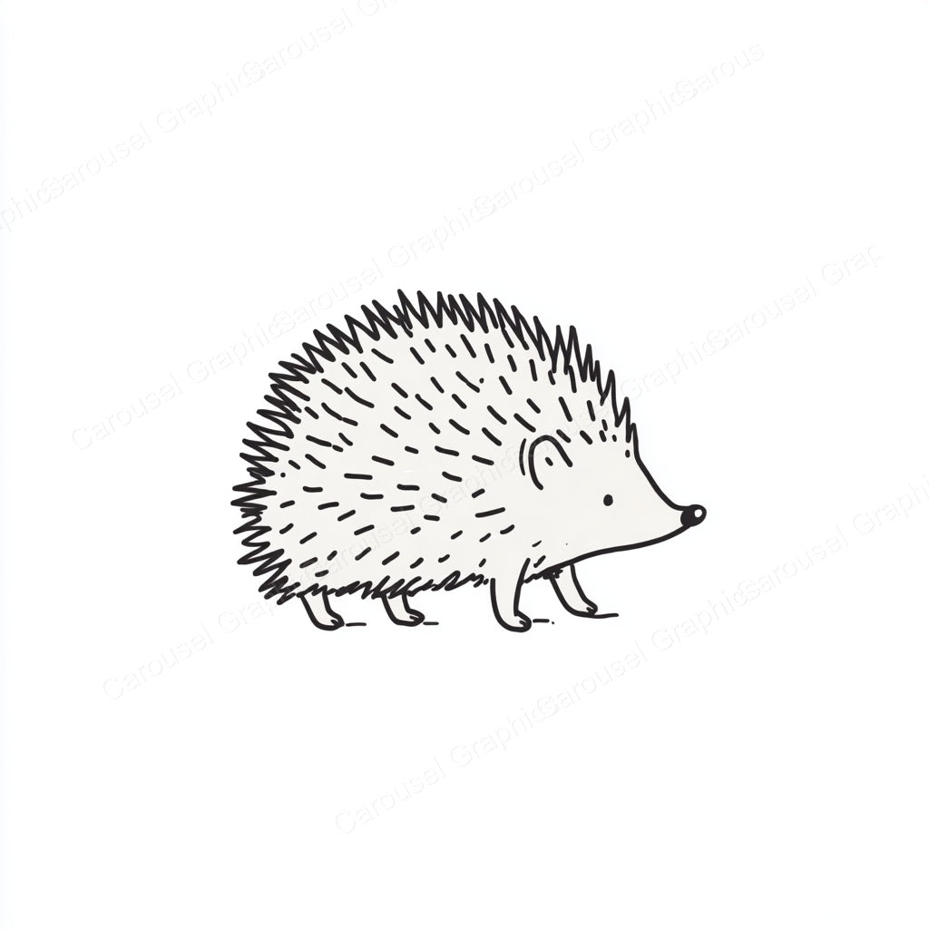 Porcupine Vector Graphic preview