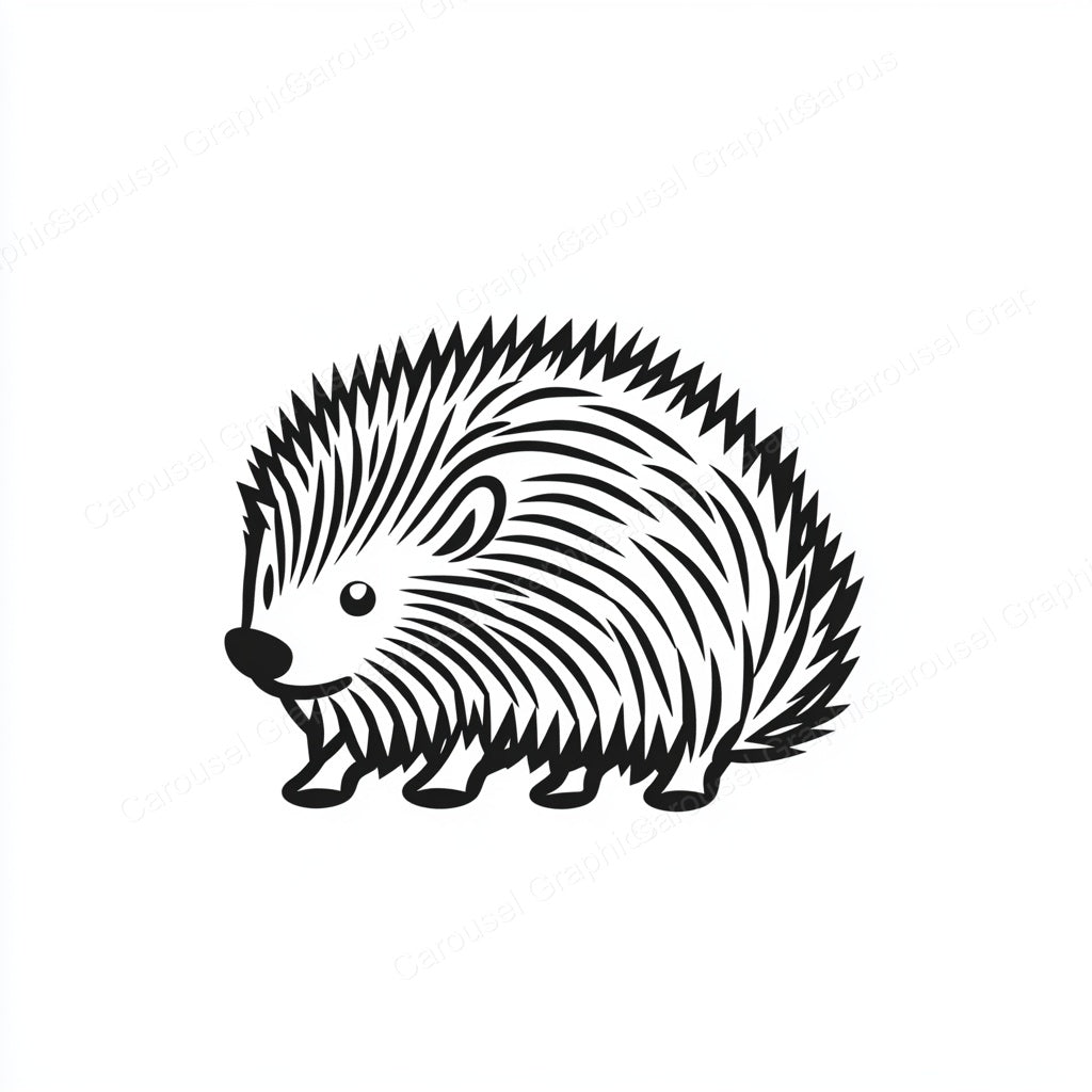 Porcupine Vector Graphic preview