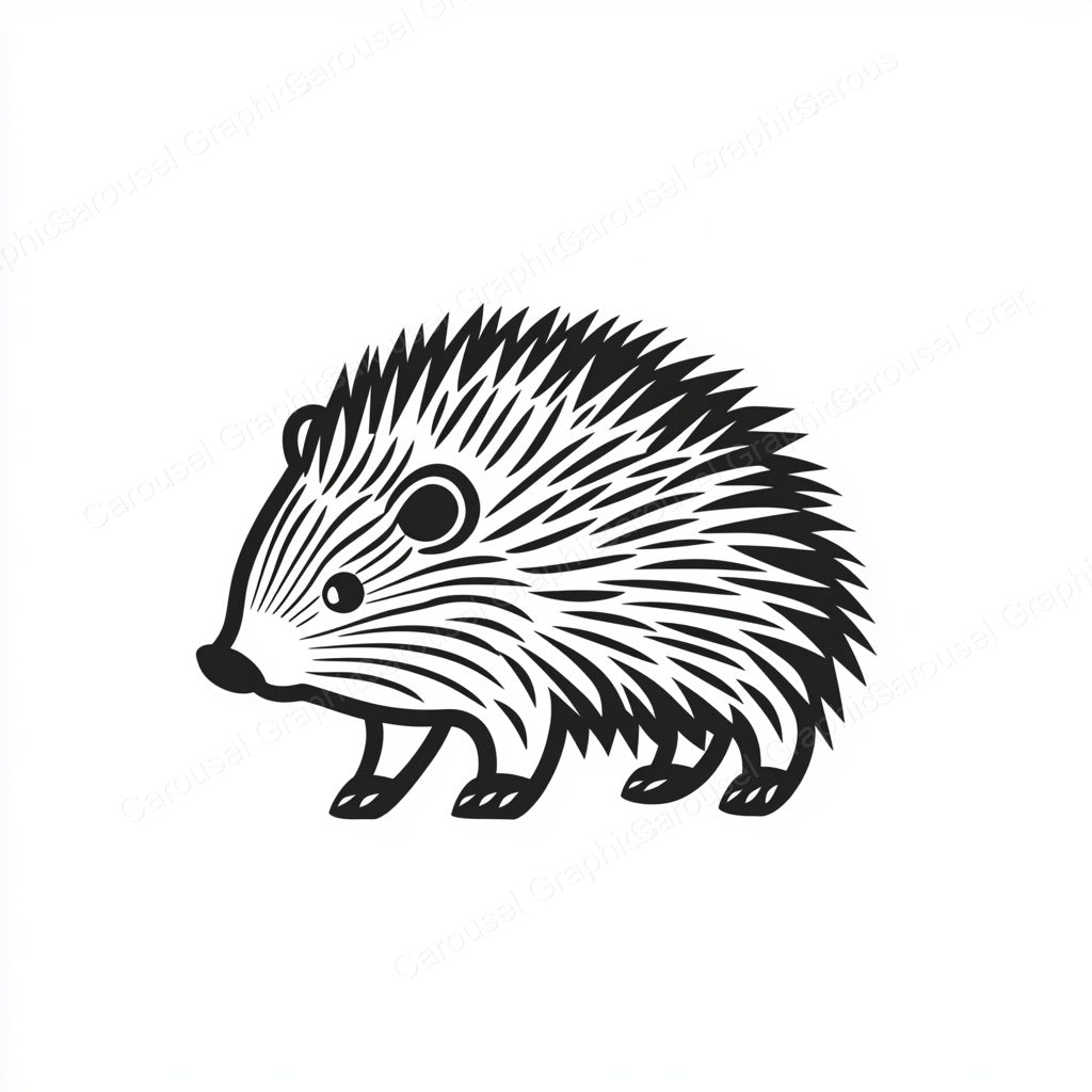 Porcupine Vector Graphic preview