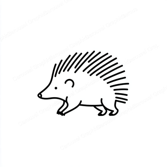 Porcupine Vector Graphic preview