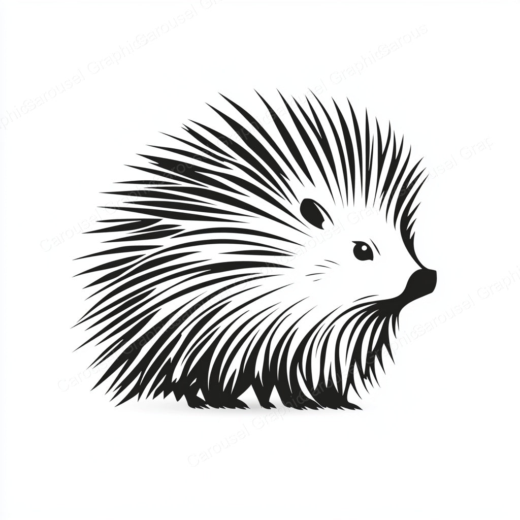 Porcupine Vector Graphic preview