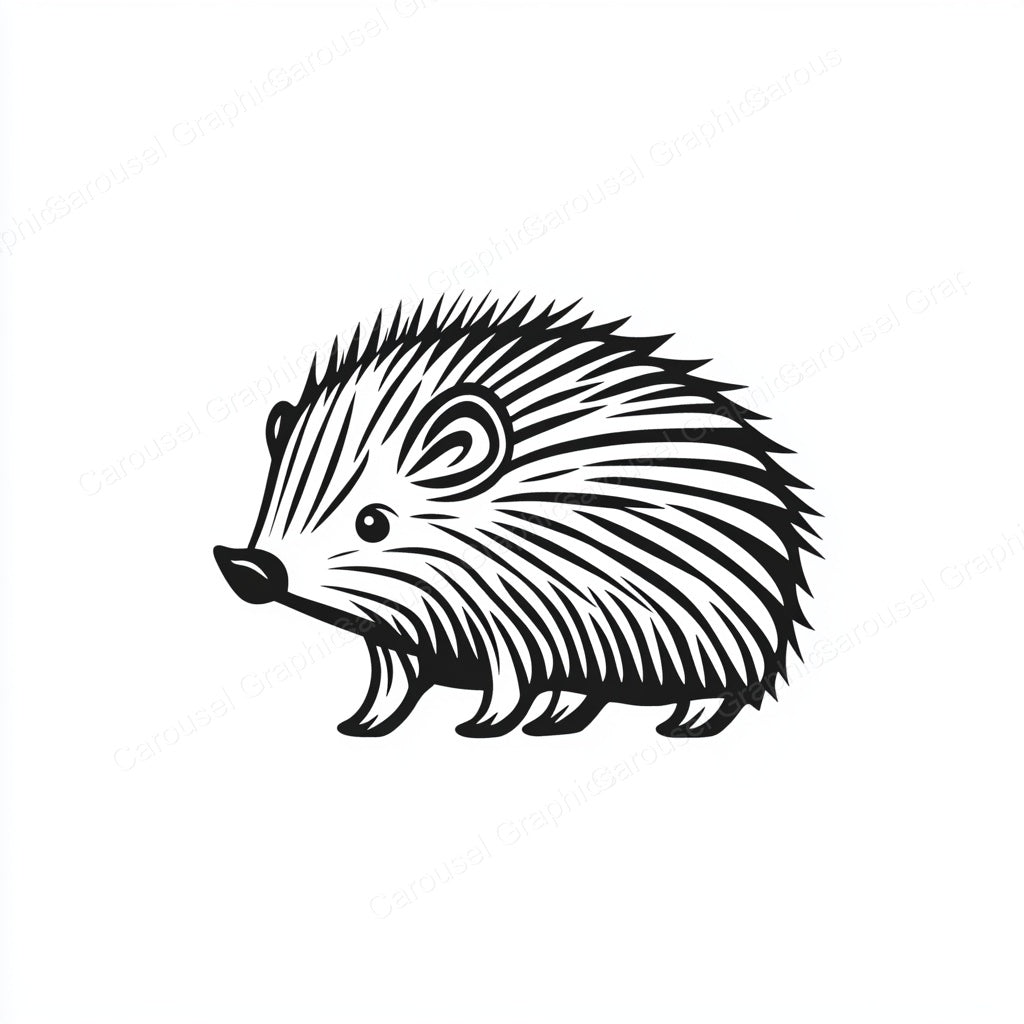 Porcupine Vector Graphic preview
