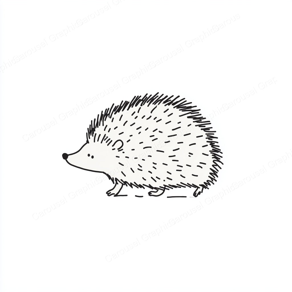 Porcupine Vector Graphic preview