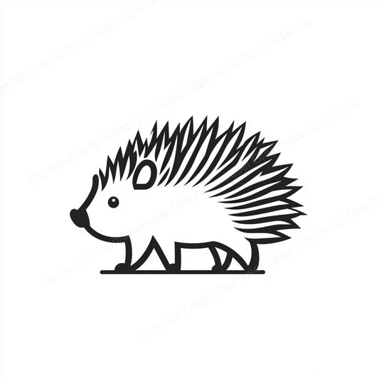 Porcupine Vector Graphic preview