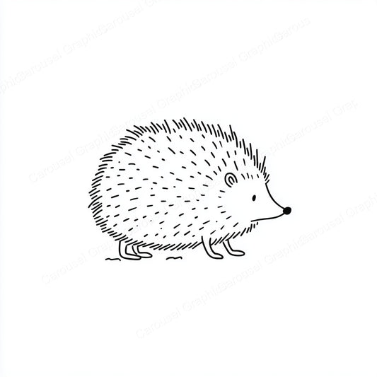 Porcupine Vector Graphic preview