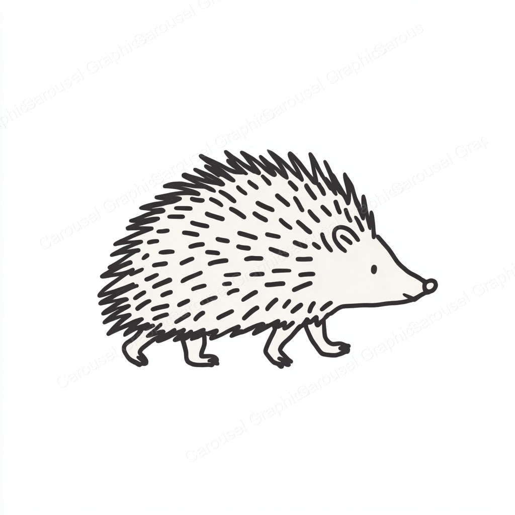 Porcupine Vector Graphic preview