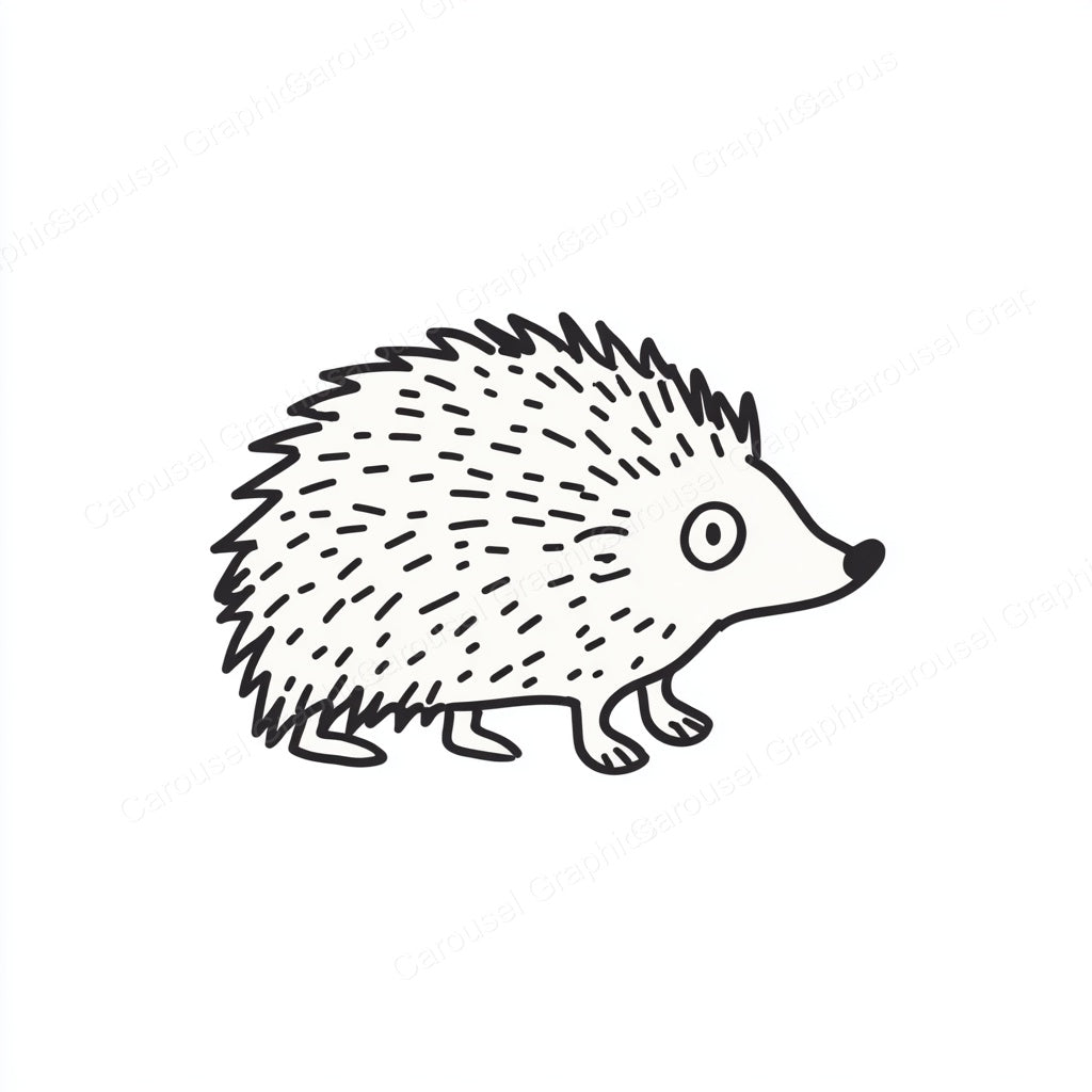 Porcupine Vector Graphic preview
