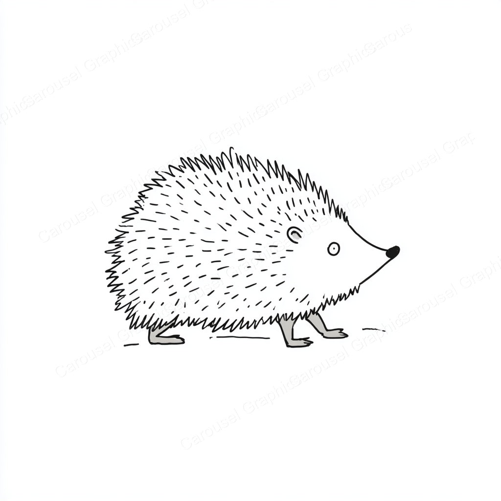 Porcupine Vector Graphic preview