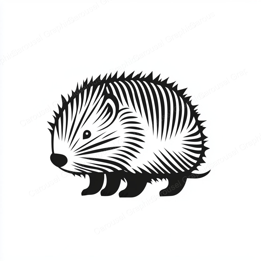 Porcupine Vector Graphic preview