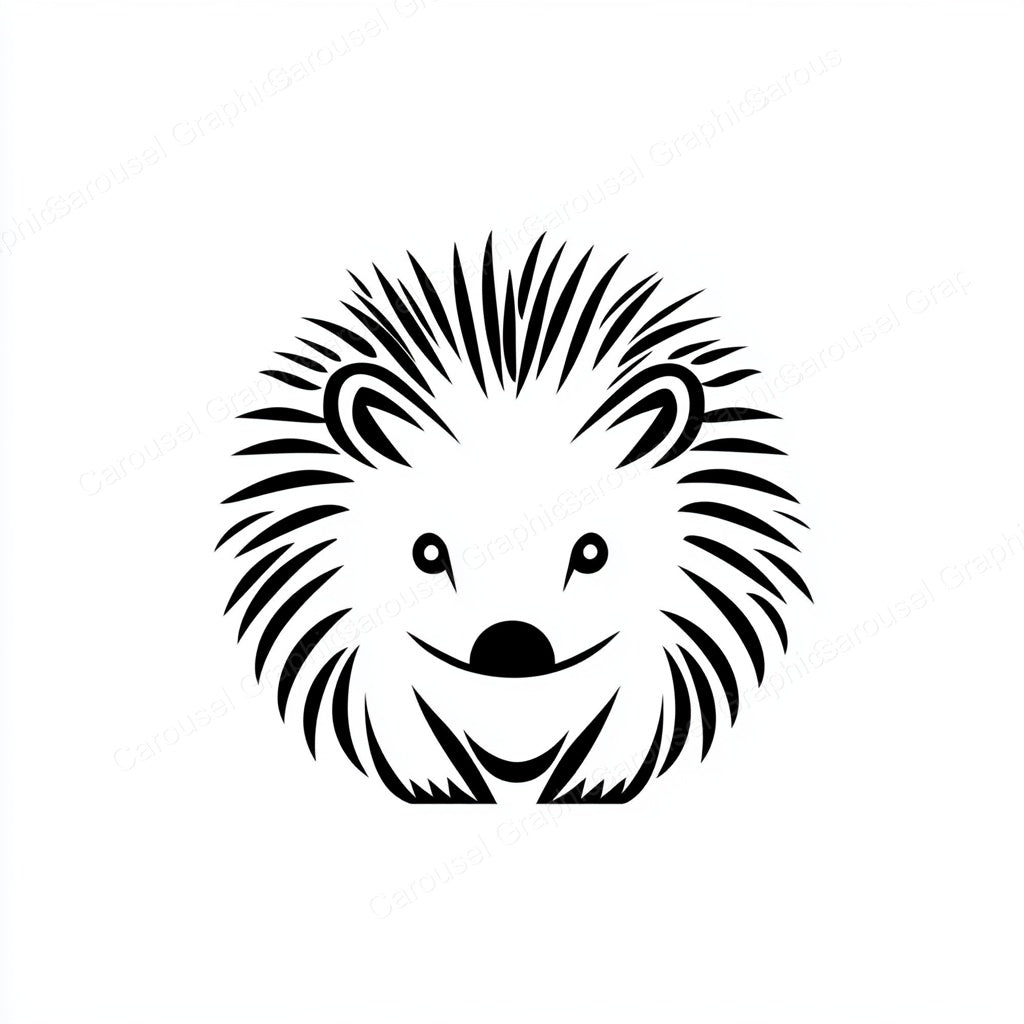 Porcupine Vector Graphic preview