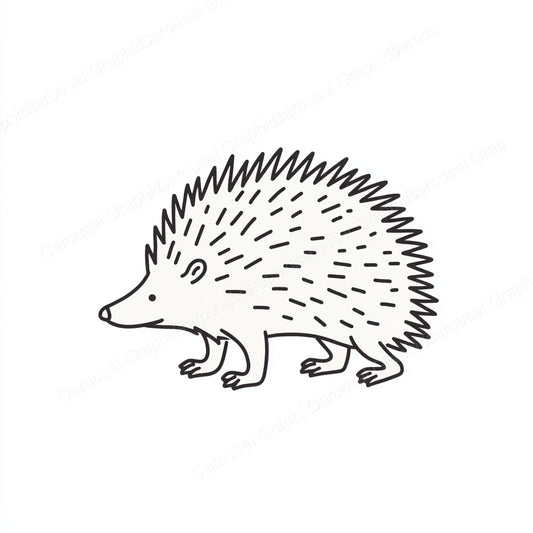 Porcupine Vector Graphic preview