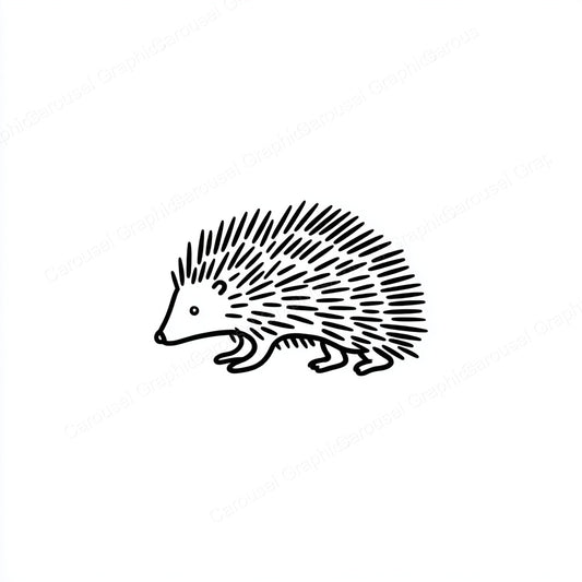 Porcupine Vector Graphic preview