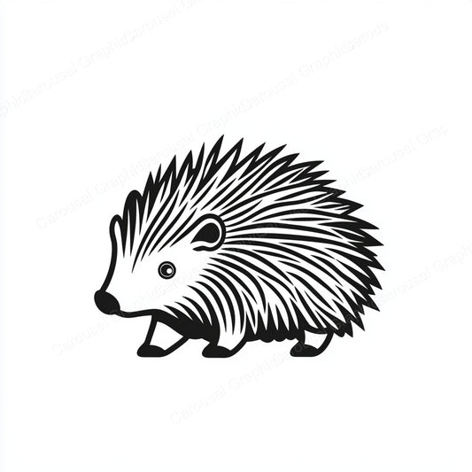 Porcupine Vector Graphic preview