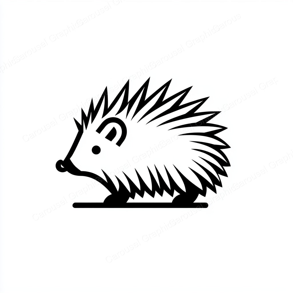 Porcupine Vector Graphic preview