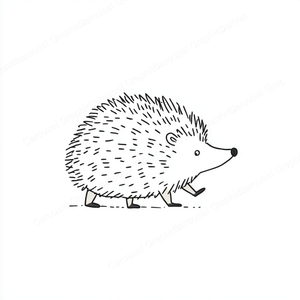 Porcupine Vector Graphic preview
