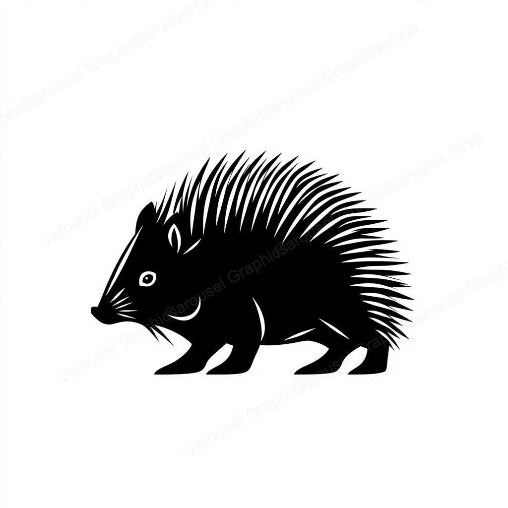 Porcupine Vector Graphic preview