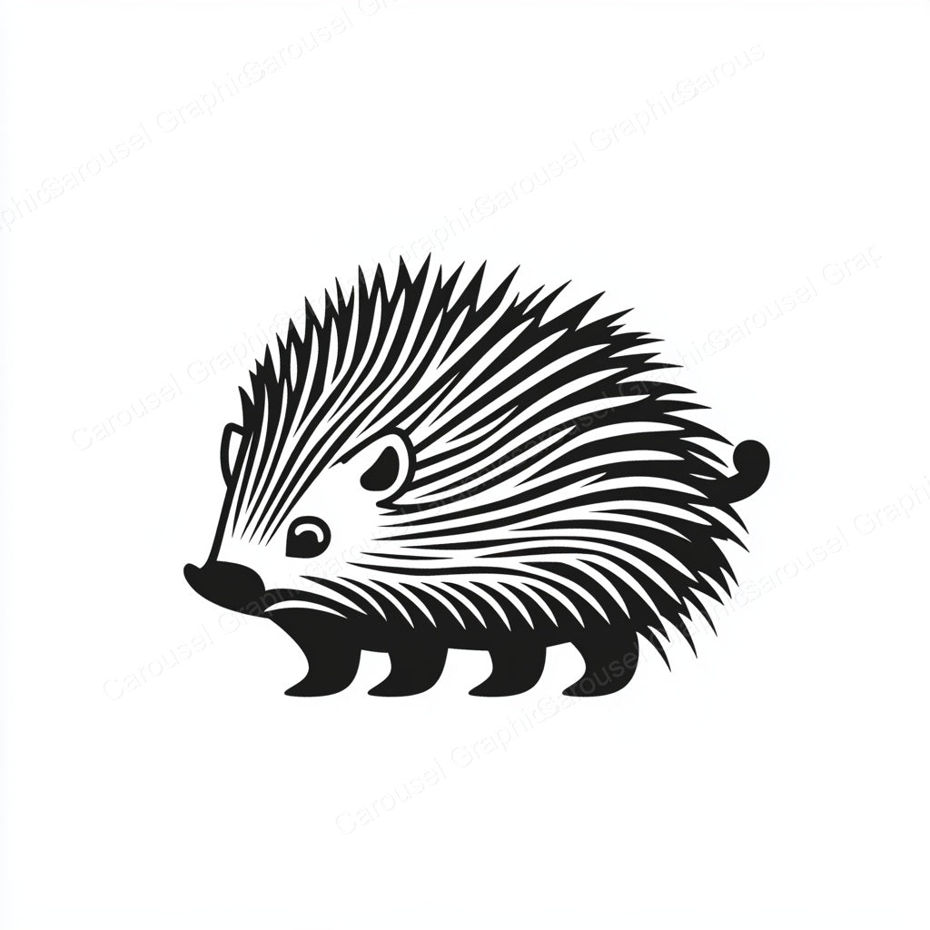 Porcupine Vector Graphic preview