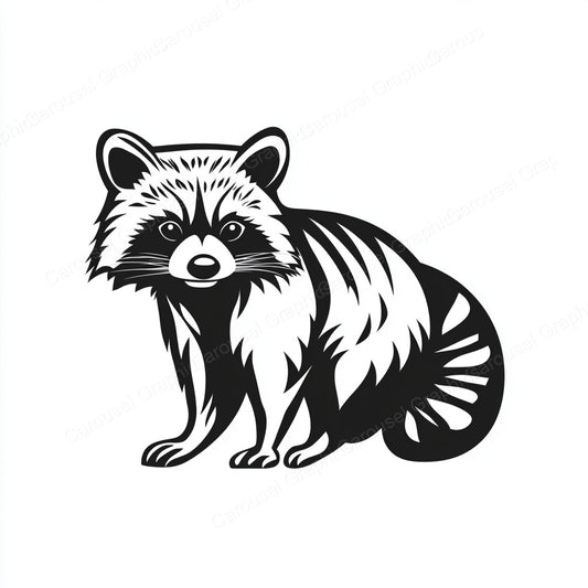 Raccoon Vector Graphic preview