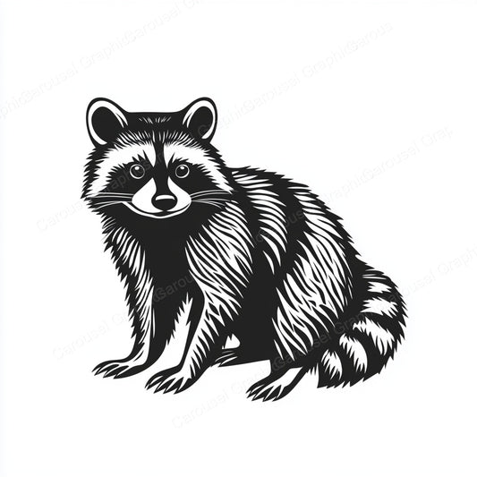 Raccoon Vector Graphic preview