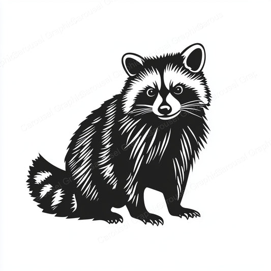 Raccoon Vector Graphic preview