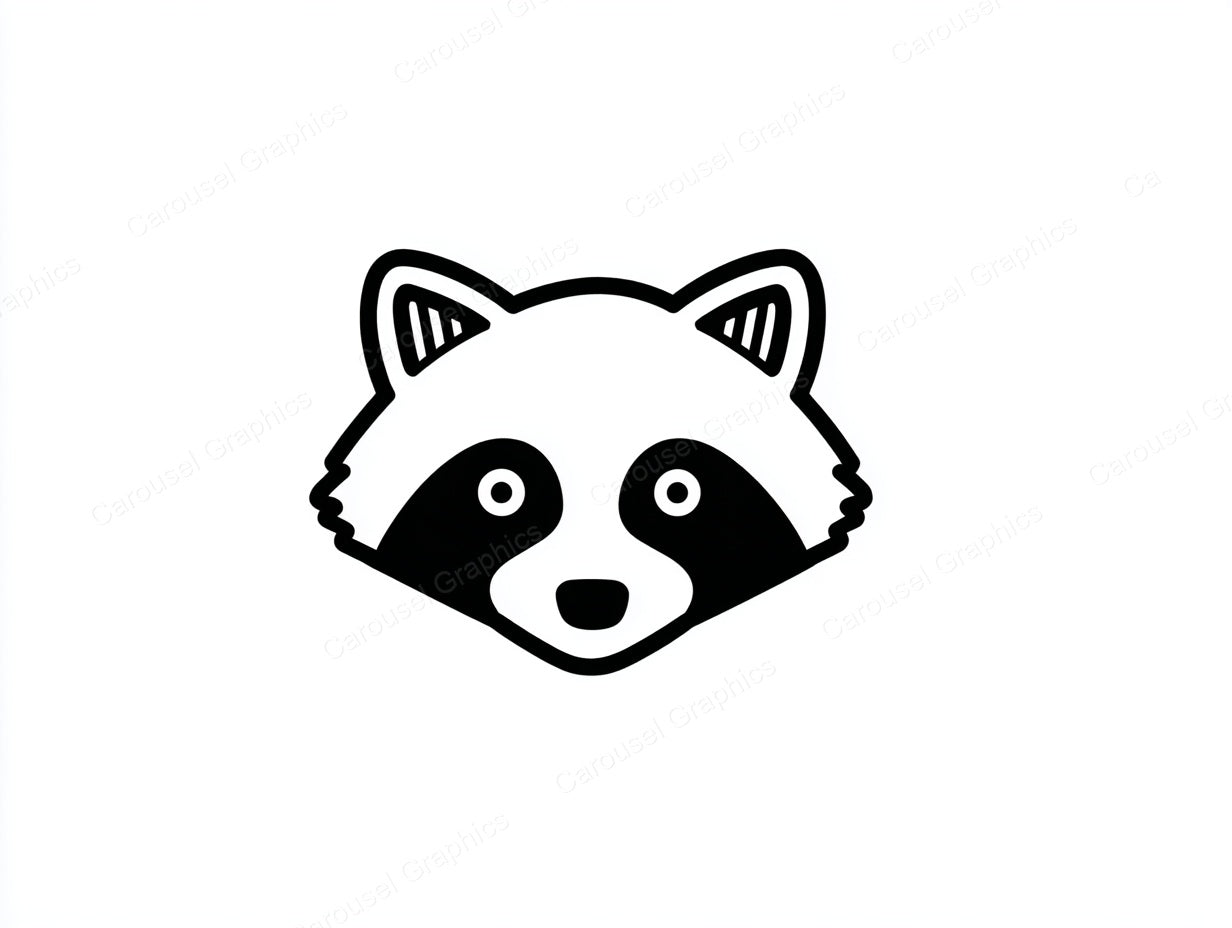 Raccoon Vector Graphic preview