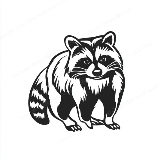 Raccoon Vector Graphic preview