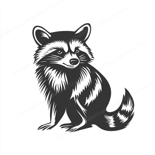 Raccoon Vector Graphic preview