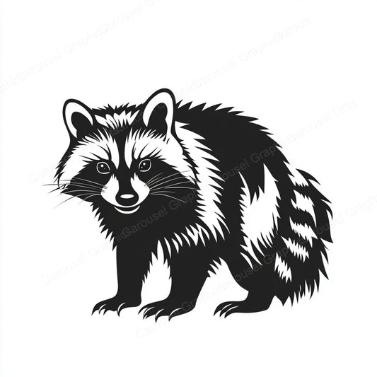 Raccoon Vector Graphic preview
