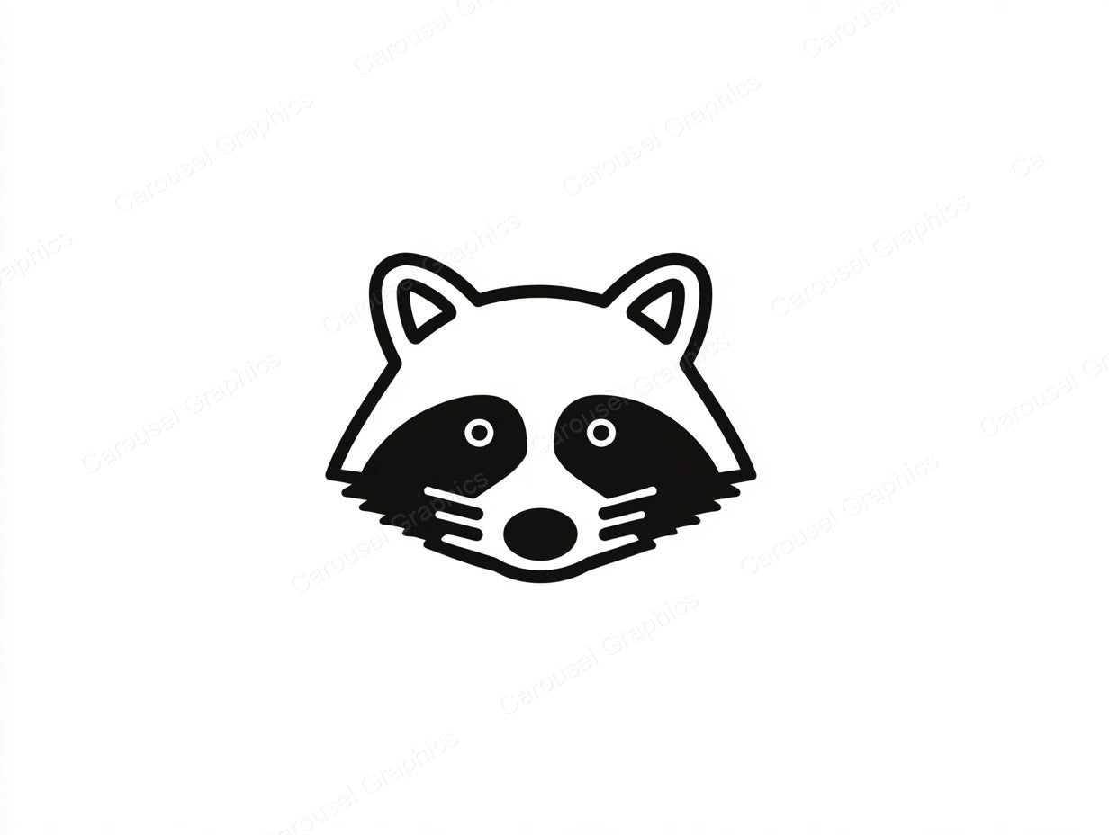 Raccoon Vector Graphic preview