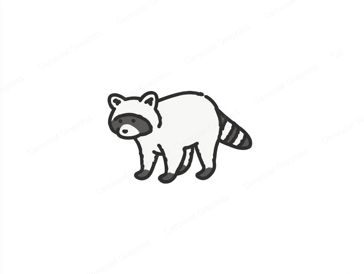 Raccoon Vector Graphic preview
