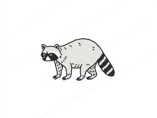 Raccoon Vector Graphic preview