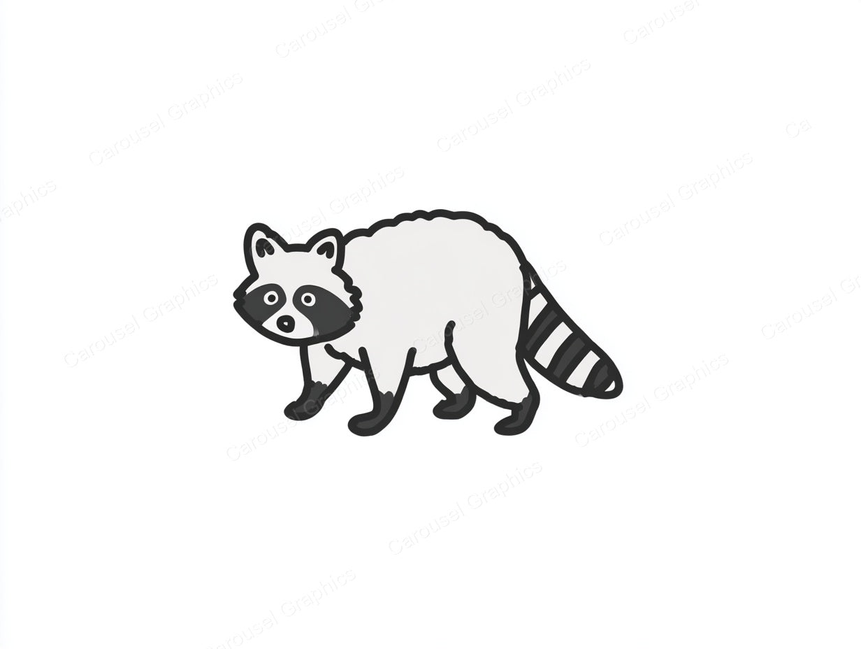 Raccoon Vector Graphic preview