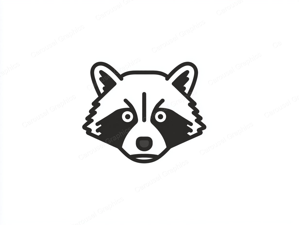 Raccoon Vector Graphic preview