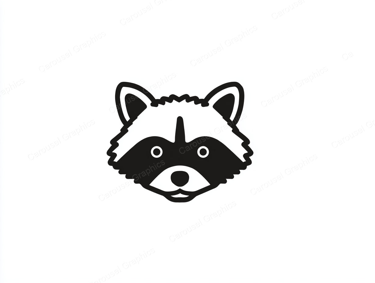 Raccoon Vector Graphic preview