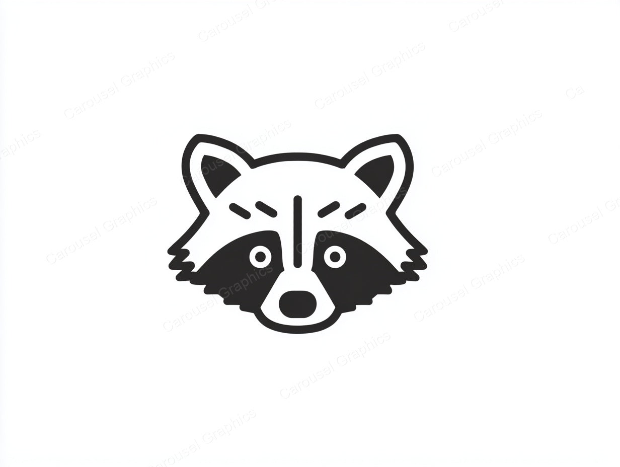 Raccoon Vector Graphic preview