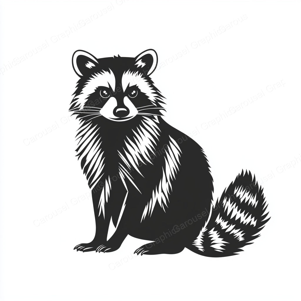 Raccoon Vector Graphic preview