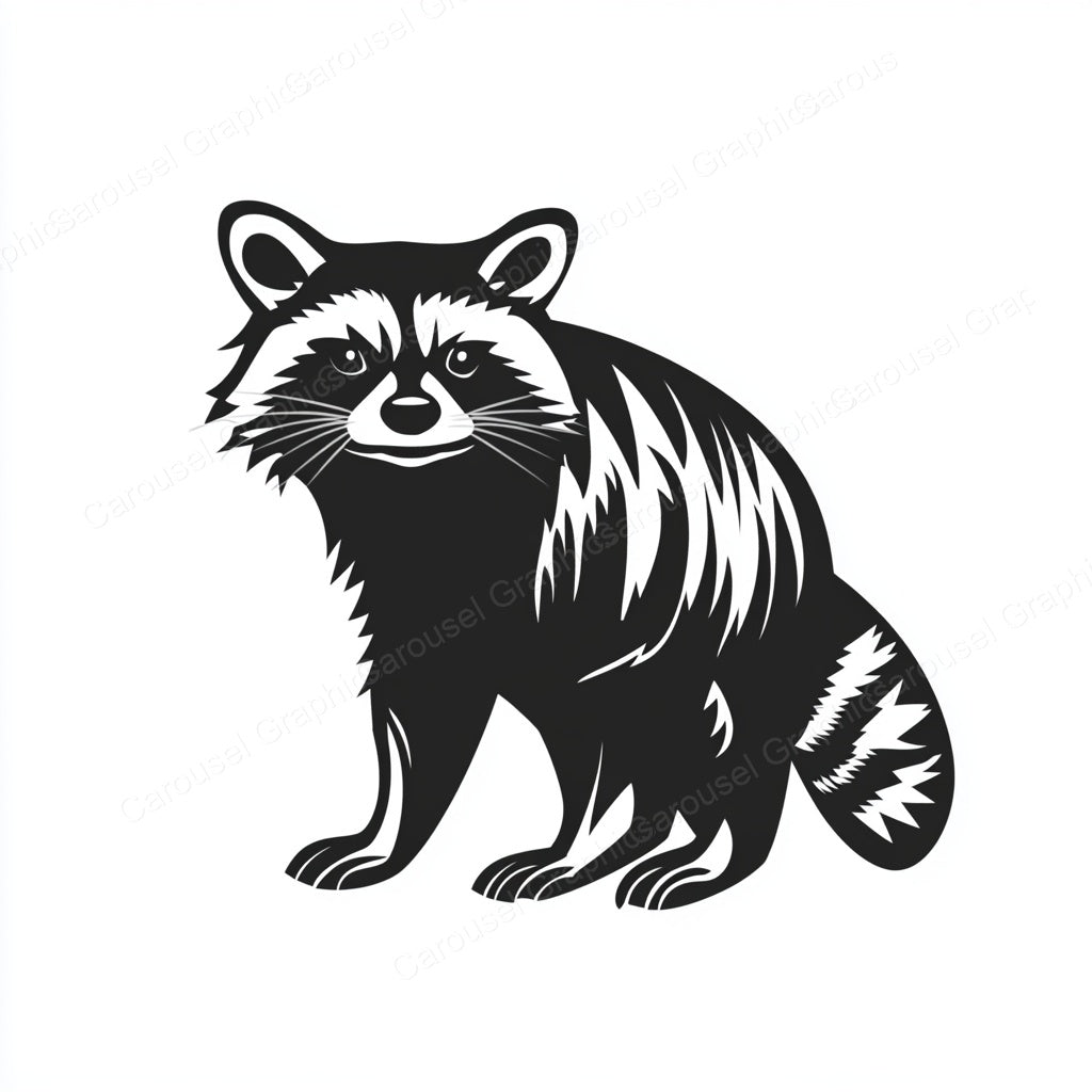 Raccoon Vector Graphic preview