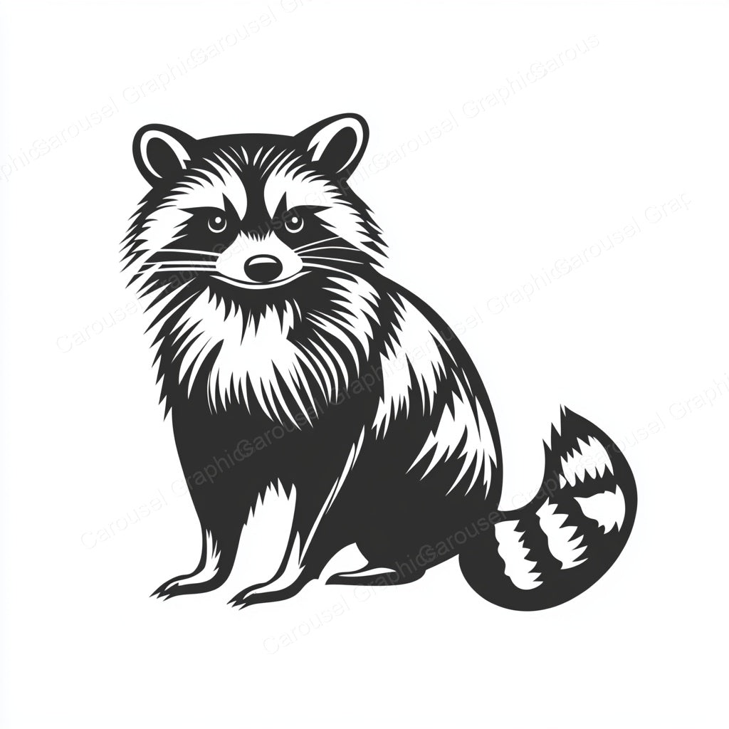 Raccoon Vector Graphic preview