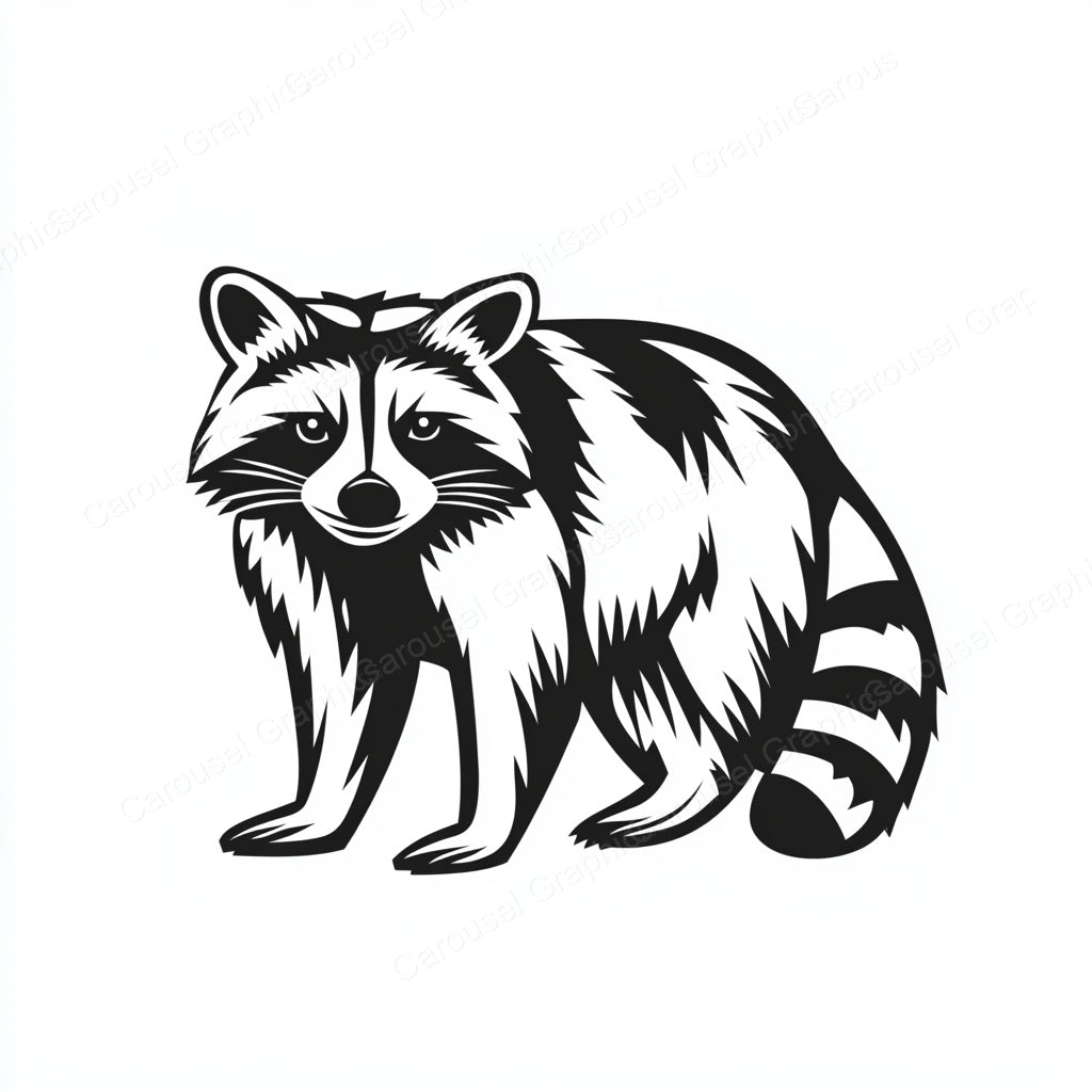 Raccoon Vector Graphic preview