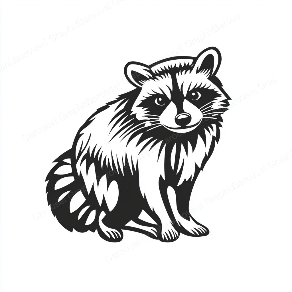Raccoon Vector Graphic preview