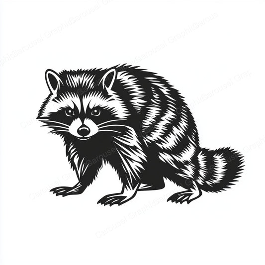 Raccoon Vector Graphic preview