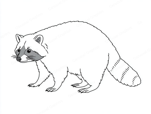 Raccoon Vector Graphic preview